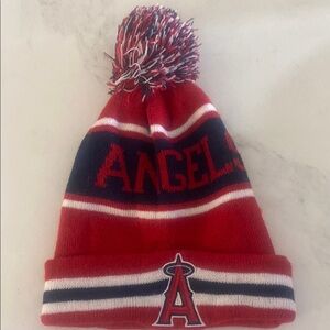 Los Angeles Angels Red Knit Beanie
